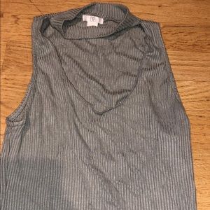 cropped top with choker